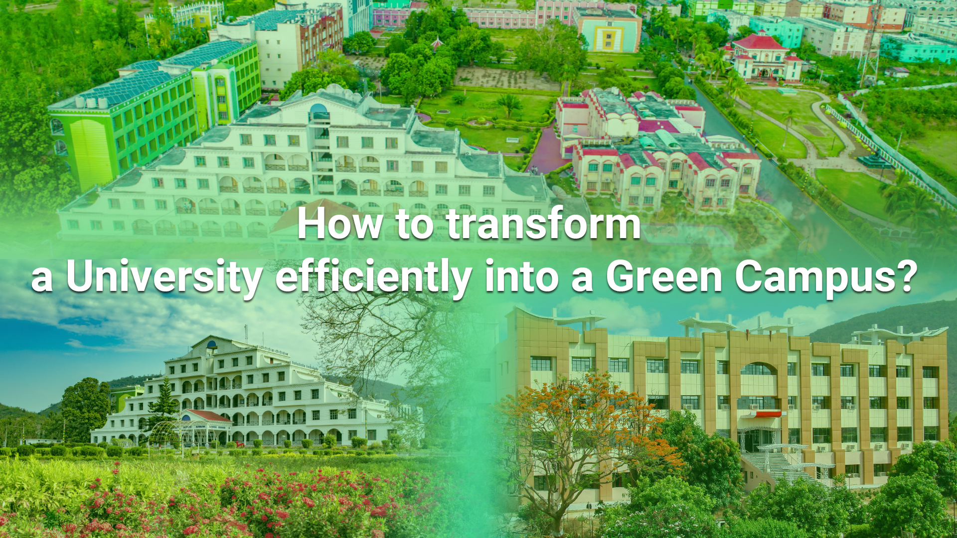 Green campus sustainability planning
